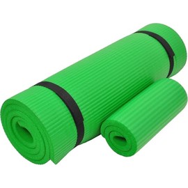 Elevon 1/2-Inch Extra Thick Yoga Mat with Knee Pad, High Density Non-Slip Exercise Mat for Pilates, Stretching & Workouts, Includes Carrying Strap, Multiple Colors