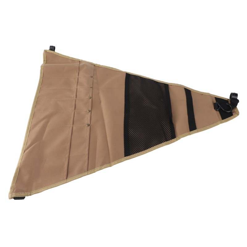 Camping Storage Bag Portable Triangle Oxford Cloth Tableware Hanging Organizer