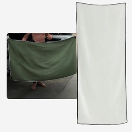 Jiyikua 2025 New Magnet Towel: Large Magnet Towels for Surfers Beach with Strand Magnetic Magnet Corners (White)