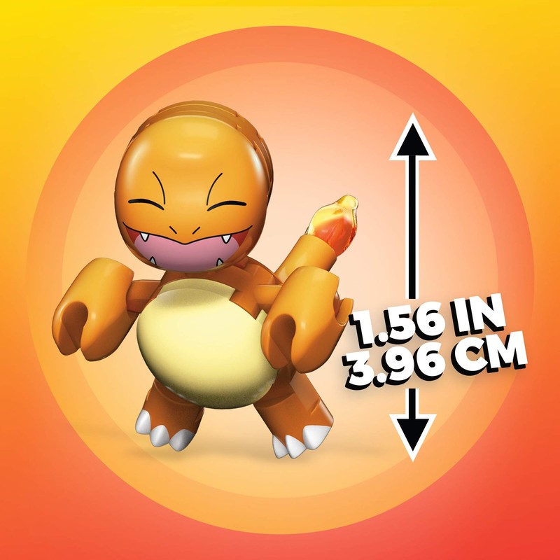 Mega Construx ポケモン ヒトカゲ サラメシェ １６ピース