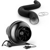 iPower 4 Inch 195 CFM Inline 8 Feet Ducting, Ventilation