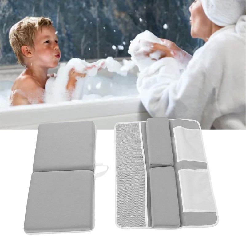 Baby Bath Kneeler Elbow Kneeling Rest Pad Non Slip Suction