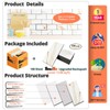 StyloVue 100 Pieces Peel and Stick Backsplash for Kitchen, 3"