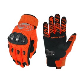Cybertron SPS-2 Motorcycle Gloves, MTB Bike Gloves, Road Racing, Smartphone Compatible, Unisex, Sports Gloves, BMX, MX, ATV Mountain Bike, Cycling, Off-Road/Dirt Bike, Motocross, Full Finger, Adult