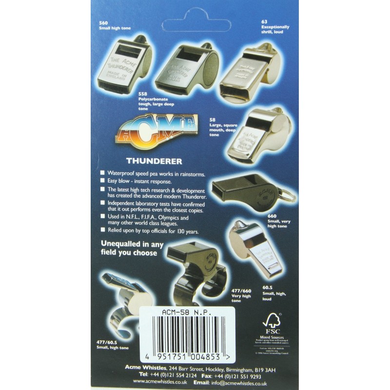 Acme (guild of) For Referees Whistle (Large) acm58