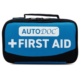 First Aid Kit for Car, Truck, or Fleet Vehicles – 100 Piece Auto Emergency Kit with Water Resistant Case, OSHA Compliant for Roadside Emergency, Compact Roadside Emergency Kit