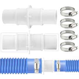 Pool Hose Adapter Connector Coupling,Submersible Pump 1-1/2inch Or 1-1/4inch Pool Hose Adapter(2PCS)