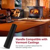 Black Wooden Handle Assembly 1600664 for Vermont Castings Stove Replacement