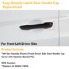 APESER Door Handle Cap Cover w/Key Hole Compatible with Hyundai