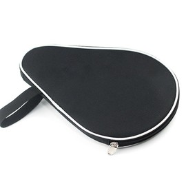 Yusat Ping Pong Racquet Cover, Ping Pong Paddle Carry Bag with Ball Storage Pocket Table Tennis Racket Case Cover Waterproof Inner Liner Protection for Ping Pong Paddle Bat Cover