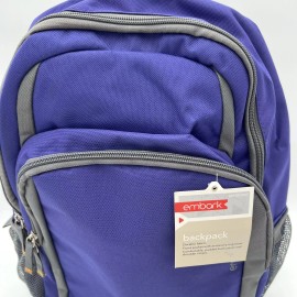 Embark Backpack Kindergarten 1st Grade Purple + Smencil Ruler High Quality