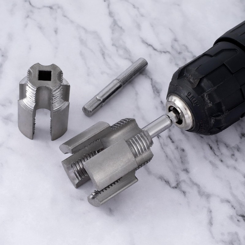 Alpinleux 2 Pcs PVC Pipe Threader, Pipe Threading Tool, Integrated