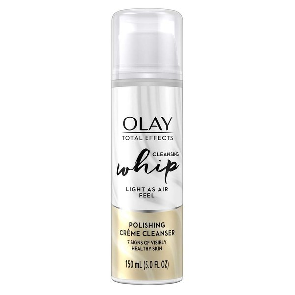 Olay Total Effects Whip Cleanser 5 Ounce Pump (150ml) (2 Pack)