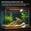 QZQ Reptile Tank Thermometer Hygrometer, LED Digital Reptile Thermometer and