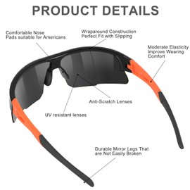 Safety Glasses for Men Women, ANSI Z87.1 Safety Glasses with UV Protection, Impact Resistant Tinted Safety Sunglasses with Rubber Non-slip Leg, Protective Eyewear Construction Sport(12Pack Colorful 2)