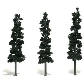 Conifer Green Ready Made Pines 7" - 8" Woodland Scenics