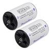uxcell 2 pcs AA to Size D Battery Adapters Converter
