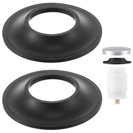 Dreyoo 2 Pack Tub Stopper Gasket for Tub Drain Assemblies, Replaces Stopper Bathtub Drain Gasket, for Tip Toe Style Bathtub Stoppers (2-1/16 in. x 1 in. x 1/4 in), Easy Installation