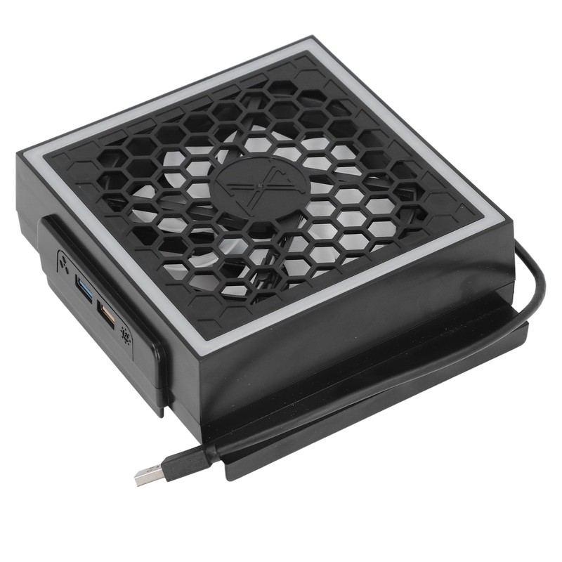 Cooling Fan LED 7 Light Modes 3 Speed USB3.0 USB2.0