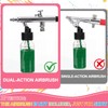 Singhoow 20 Set Airbrush Siphon Bottles 30cc Jars Plastic Paint