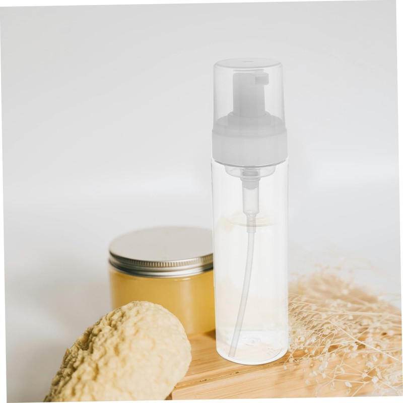 Healeved 2pcs Clear Refillable Foaming Pump Bottles for Hand Soap