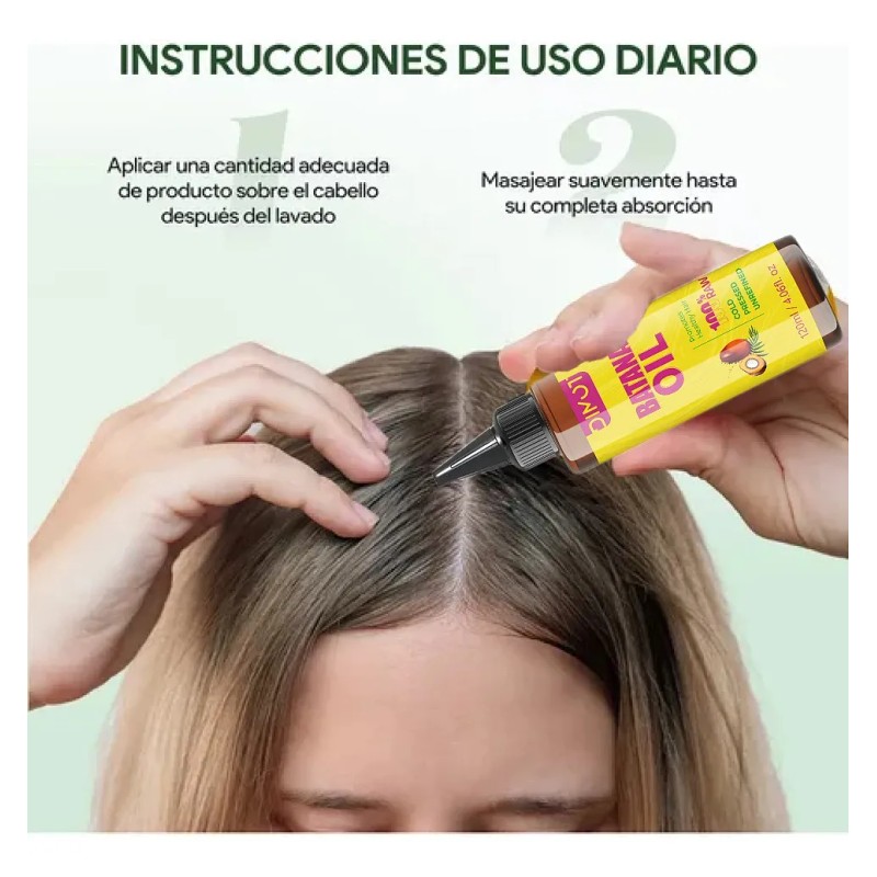 2p Aceite De Batana Orgnico Natural Crecimiento Del Cabello
