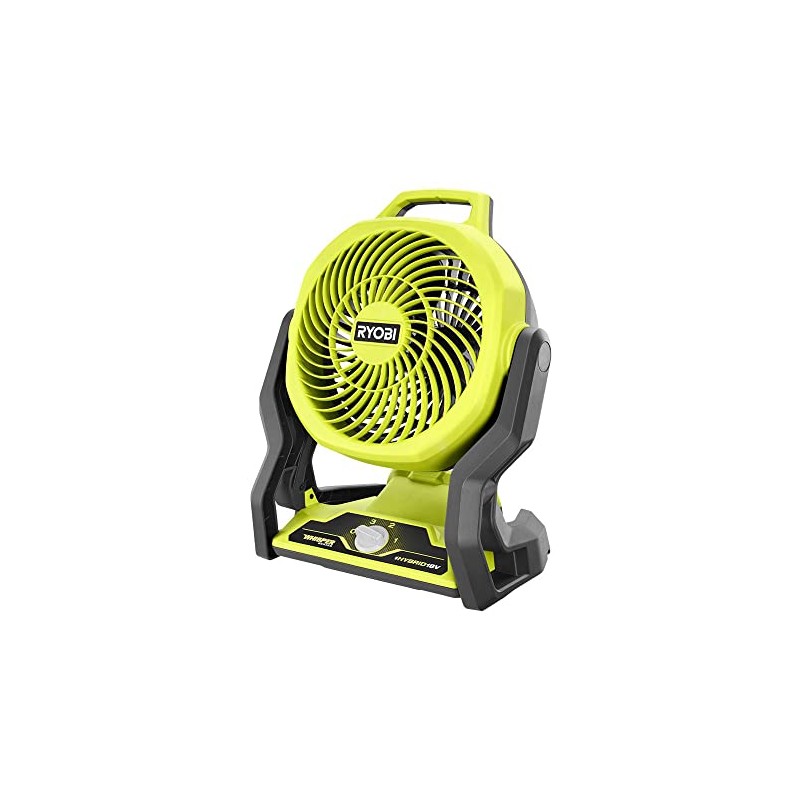 RYOBI ONE+ 18V Cordless Hybrid WHISPER SERIES 7-1/2 in. Fan