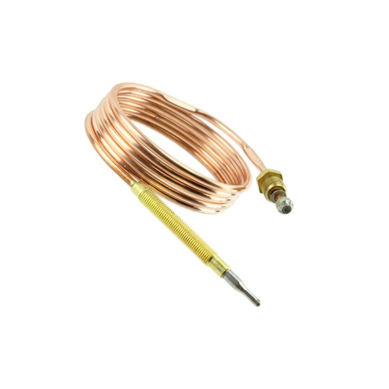 Spares2go Universal Thermocouple Kit & Fixings (1200mm, Pack of 2)