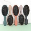 New ABS Rubber Fluffy Massage Comb Comb Light Purple 10ea