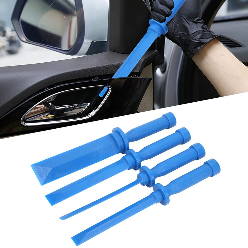 4PCs Plastic Chisel Scraper Set Non Marring Universal Scraper Remover