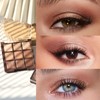 Brown Eyeshadow Palette, Matte Glitter Nude Cream Eye Shadow Palettes