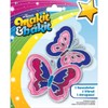 Colorbok QC47728TA MAKEIT BAKEIT SUNCATCHER Glitter Butterflies, Multicolor
