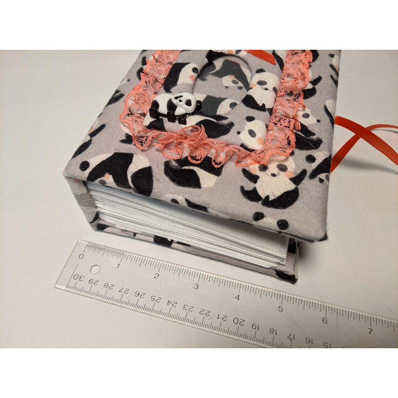 Panda Photo Album - Holds 100 4x6 Photos - Handmade