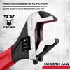 SEDY 6" Adjustable Wrench Pipe Spanner: Wide Jaw Black Oxide