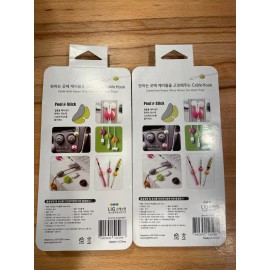 LIGHTORS BRAND NEW IN PACKAGE LIGHTORS CABLE HOOK 2 PACKAGES OF 4 PEEL AND STICK