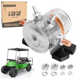 10L0L #70 Series Solenoid Relay for EZGO 36 Volt Golf Cart, 4 Terminal SPNO Continuous Duty, OEM# 11761-G1 27855-G01 27855-G02 31680-G1 27805-G02 3016