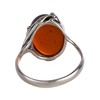 Sterling Silver and Baltic Cherry Amber Ring Dana Size: 6.5