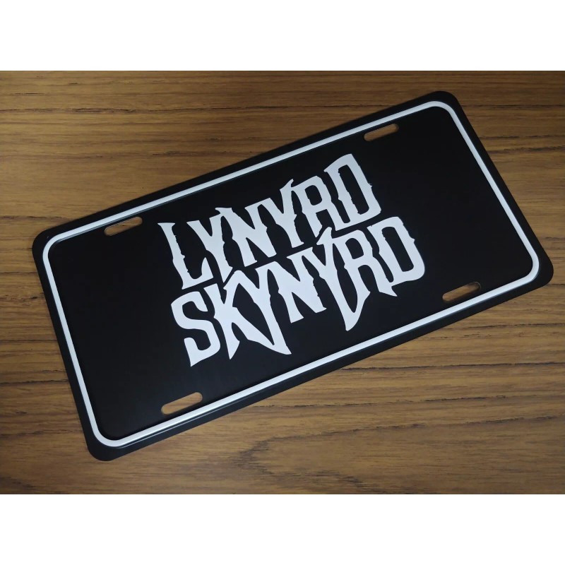 Lynyrd Skynyrd license plate metal wall sign front tag vanity