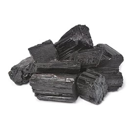 1/2LB Large Black Tourmaline Natural Crystal Healing Raw Stones Rock Collection