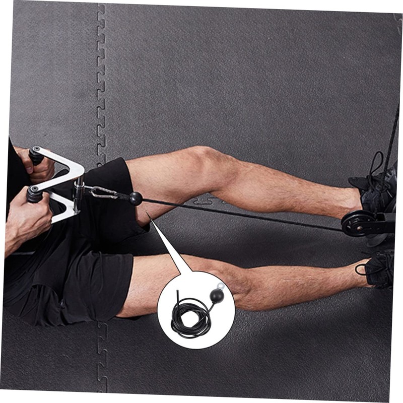 GRIRIW DIY Home Gym Workout Cable Heavy Duty PU Coated