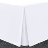 Bronwen Mathew White Box Pleated Base Valance Sheet Superking Size Platform Valance Sheets, Microfibre Soft Brushed Easy Care Non Iron (Super King, White)
