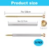 24 Pack 7'' Gutter Screws with Stainless Steel Sleeve,for 5-Inch