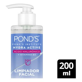 Limpiador Facial POND'S Ácido Hialurónico Vitaminas B3 200ml