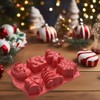 3D Christmas Silicone Molds, Large Size Xmas Baking Mold with