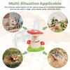 PINVNBY Mushroom Ceramic Hamster Water Bottle 80ML Automatic Gerbil Water
