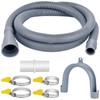 twoonto Drain Hose Extension for Washing Machines, 2M Universal Washing