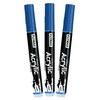 FLYMAX Blue Marker Paint Pens - Permanent Marker Pens Blue