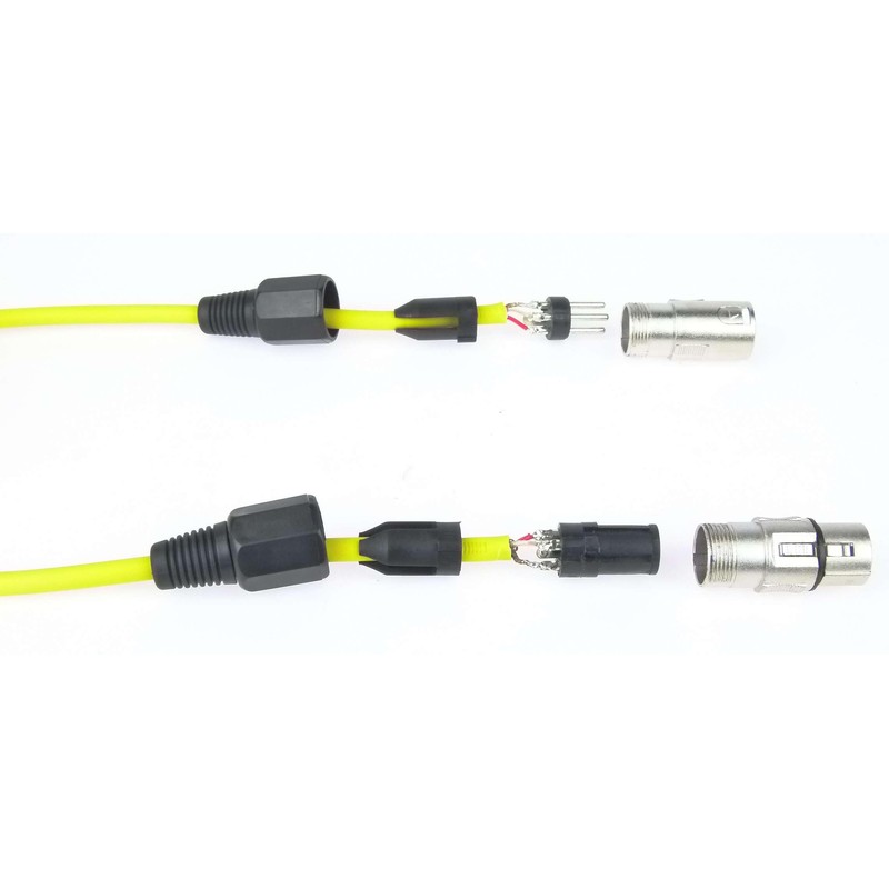 Paccs Microphone Cable 10 m Yellow XLR Male to XLR