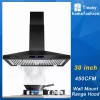 SNDOAS 30 in Wall Mount Range Hood Kitchen Stainless Steel