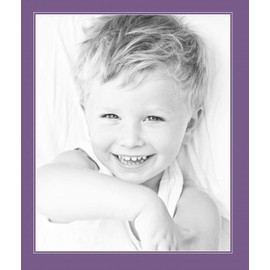 23x28 Purple Iris / Grape Custom Mat for Picture Frame with 19x24 opening size (Mat Only, Frame NOT Included)